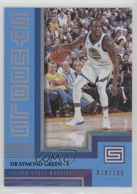 2017-18 Panini Status Symbols Blue /199 Draymond Green #4 - Image 1 of 2