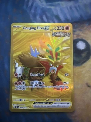 Gouging Fire ex 214/162 Sv05: Temporal Forces Holo - Image 1 of 4