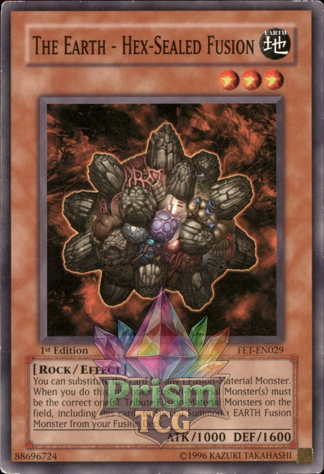 1st Ed The Earth - Hex-Sealed Fusion FET-EN029 Yugioh - Image 1 of 1