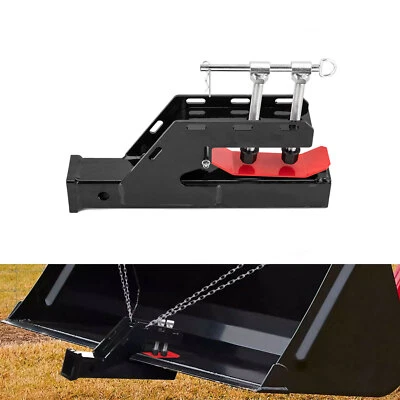 WSAYS Upgraded 2" Trailer hitch receiver For Kubota Deere Bobcat Tractor Bucket - Image 1 of 4