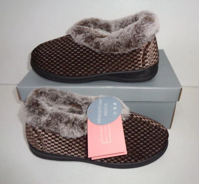 Dr Lightfoot Ladies New Slip On Memory Foam Womens Comfy Slippers UK Size 5