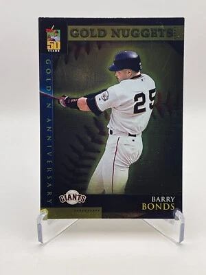 2000 Topps Baseball Gold Nuggets Barry Bonds Giants GA17 - Image 1 of 2