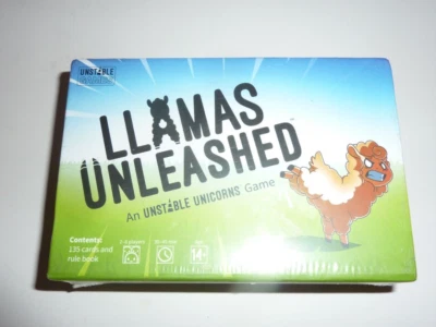 New Llamas Unleashed Card Game An Unstable Unicorns Game NEW SEALED S-18 - Image 1 of 2