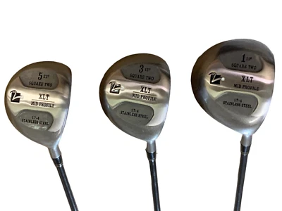 Square Two XLT Aldila 石墨中型不锈钢 1-3-5 木质套装 右握 — 第 1/4 张图片