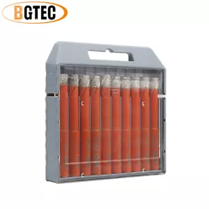10pcs 6mm Dry Cutter Diamond Drilling Bits Round Shank Masonry Granite Marble - Picture 1 of 9
