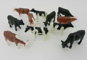 ONE DOZEN 1:64th ERTL COWS/CATTLE  *Hereford Angus & Holstein* (12 UNITS) NEW! - Picture 1 of 4