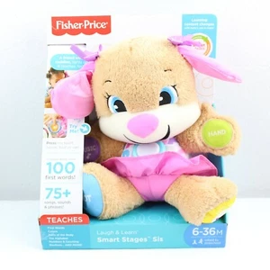 Fisher-Price - Laugh & Learn Smart Stages Sis Plush Toy - Brown #2 - Picture 1 of 8
