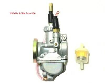 Carburetor & Gas Filter For Kawasaki KE100 1976-1977-198-2001 Sport Motorcycle - Image 1 of 4