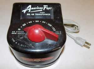 Transformador de tren American Flyer Trains #4B 100 vatios probado - Imagen 1 de 4