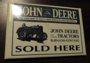Vintage John Deere Tractors Refrigerator Fridge Magnet - Picture 1 of 1