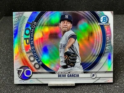 2020 Bowman Chrome Top 100  DEIVI GARCIA  #BTP-70  FREE SHIPPING - Image 1 of 2