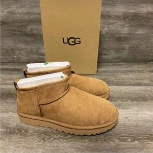UGG Mini Stiefel Damengröße 10 Classic Ultra in Kastanie neu im Karton - Bild 1 von 13