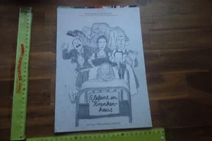 Alter Werberatschlag A4 + 1 Aushangfoto ELEFANT IM KRANKENHAUS - Bild 1 von 3