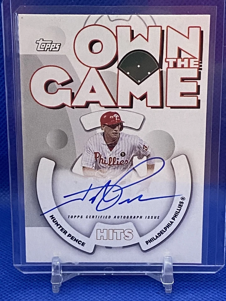 2024 Topps Archives Own the Game Auto Hunter Pence Philadelphia Phillies - Image 1 of 2