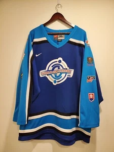 Vintage Nike Team IIHF Hockey Jersey World Cup Of Hockey 2004 Size XL - Picture 1 of 7