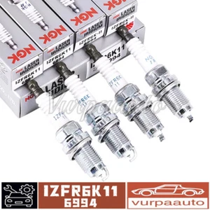Juego de 4 bujías de iridio NGK IZFR6K11 OEM para Honda Accord Civic Acura nuevas - Imagen 1 de 5