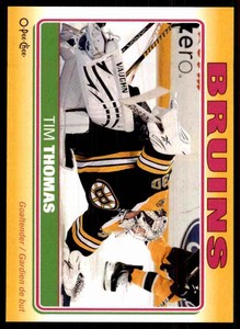 2012-13 O-Pee-Chee Stickers Tim Thomas #S8
