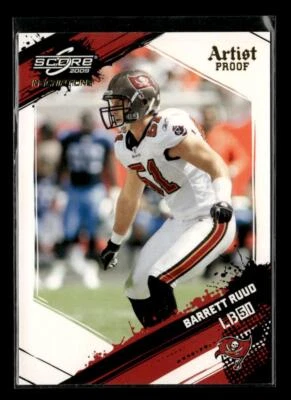 2009 Score Inscriptions #280 Barrett Ruud Artist's Proof #/32 - Image 1 of 2