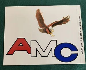 Air Mobility Command Eagle Vinyl-Aufkleber AMC-Logo Juni 92 Form 691 Sticker 6” x 5” - Bild 1 von 3