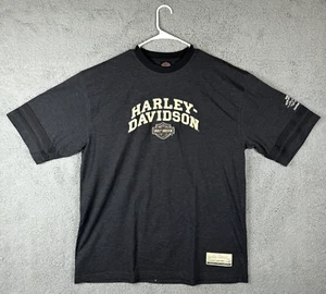 Harley Davidson Wiebler's Davenport IA Crew Neck T-Shirt Men's Dark Gray Size XL - Picture 1 of 6