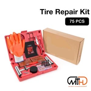 75PCS Tyre Puncture Repair Recovery Kit Tubeless Heavy Duty 4WD Offroad Plugs AU - Picture 1 of 6