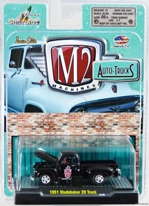 Camión Studebaker 2R 1951 M2 Machines camiones automáticos - 31500 12-08 NRFP negro 1:64 - Imagen 1 de 2