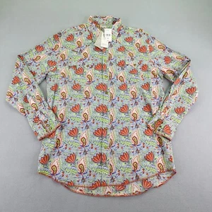 Cinch Shirt Large Floral Paisley Special Edition Western Sawtooth Pearl Snap NEW - Picture 1 of 11