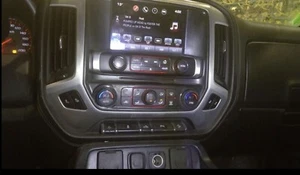 2016 GMC SIERRA 1500 RADIO CONTROL PANEL WITH SCREEN 23485742 OEM - Picture 1 of 18