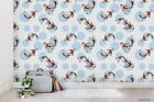 3D Fish Seamless Wallpaper Wall Mural Removable Self-Adhesive Sticker589