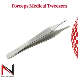 Adson Dressing Forceps Medical Tweezers Tissue Dissecting Surgical Instruments - Picture 1 of 3
