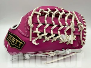 ZETT Special Pro Order 13" Outfield Baseball Glove Pink White RHT MLB Limited - Picture 1 of 4