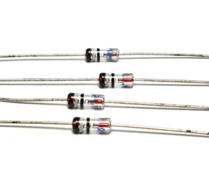 4x Germanium Punktkontakt / Gold-Bond Diode 1N90 / 1 N 90, Glas-Gehäuse, NOS - Picture 1 of 1