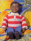 Vintage African American Willie Talk 24? Ventriloquist Dummy By Horsman - Works