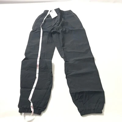 Missguided Nylon Contrast Stitch Jogger Size 4 Black Pants Solid Women’s New  - Imagem 1 de 4