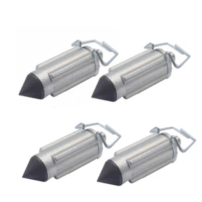 YUNSHUO 4x Valvola ad ago galleggiante per carburatore Keihin PWK FCR GN CG125 150 250 GY6