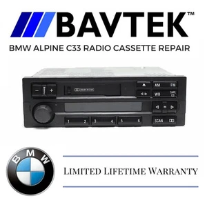 BMW E36 318i 328i M3 Alpine C33 C43 Radio Cassette Tape Stereo Repair Service - Picture 1 of 8