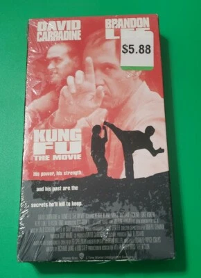 NEW VHS Kung Fu the Movie - David Carradine Brandon Lee - Image 1 of 4