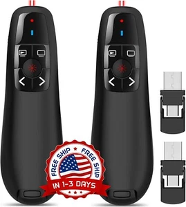 Presentador Remoto Inalambrico Usb Inalambrico De Control Powerpoint Ppt De C US - Picture 1 of 8