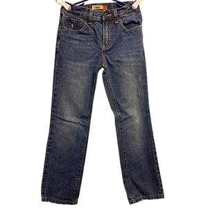 Old Navy Jeans BOYS SIZE 7 REGULAR famous skinny distressed denim casual comfy - Picture 1 of 5