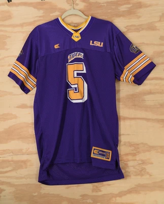 Vintage LSU Tigers  Football Jersey YOUTH  XL (18-20) - Colosseum - Image 1 of 4