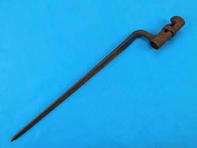 Antiguo rifle mosquete bayoneta de la Guerra Civil de Estados Unidos marcado Foto 1 de 4