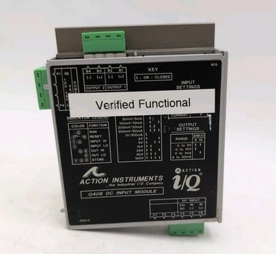 Eurotherm Q406-A002 Isolator, Action I/Q, AC Pwr, (1 in, 2 out) Vdc or mA In, - Image 1 of 4