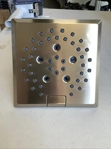 Delta 5-Setting Square 6" Showerhead. Champagne Bronze. 52664-CZ - Picture 1 of 6