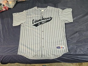 Vtg Majestic USS Dwight D. Eisenhower Baseball Jersey #16 Men's XL EUC - Picture 1 of 22