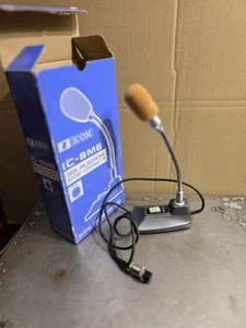 amateurfunk mikrofon ICOM IC SM6 Desktop Ständer Mikrofon - Zdjęcie 1 z 10