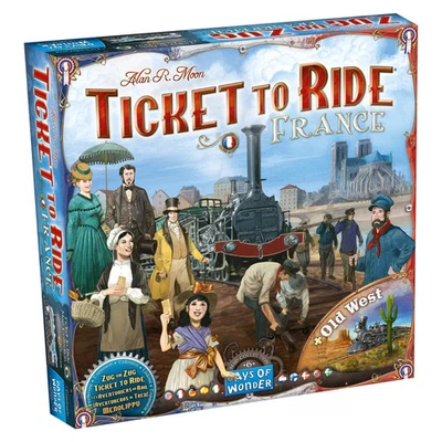 Ticket to Ride: France/Old West Map 6 Board Game - Image 1 of 4
