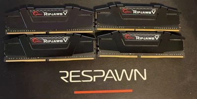 4x4GB G.SKILL RIPJAWS V 16GB Total (4x4GB) DDR4 RAM 3200MHz (F4-3200C16D-8GVKB) - Image 1 of 2