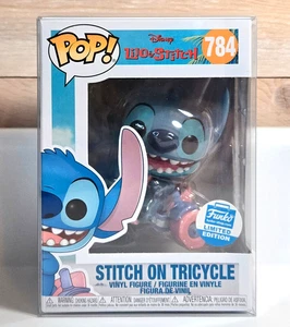 🔥Funko POP! Disney Lilo & Stitch: STITCH ON TRICYCLE #784 EXC VAULT PP🔥 - Picture 1 of 8