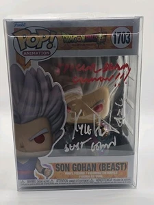 Son Gohan Beast #1703 Firmado y Citado Kyle Hebert JSA Pegatina DBZ Pop COMO NUEVO - Imagen 1 de 9