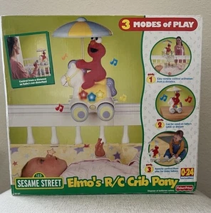 Rare Sesame Street ELMO'S R/C Crib Pony Baby's First Remote Control Toy - Picture 1 of 12